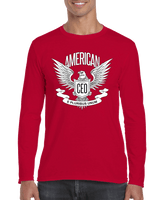 American CEO Patriotic Eagle Men's Long Sleeve Shirt