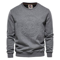 AIOPESON Streetwear Printed Sweatshirts Men Casual Solid Color Cotton Pullover Mens Hoodies New Autumn Winter Warm Hoodie Men