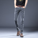 BROWON Brand Fashion 2020 Men Skinny Jeans Men Homme Mid Rise Long Pants Stretch Mens Pencil Jeans Slim Fit Plus Size