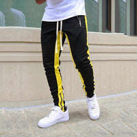 Mens Joggers Casual Pants Fitness Men Sportswear Tracksuit Bottoms Skinny Sweatpants Trousers Black Gyms Jogger Track Pants - Hig4dm