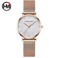 Women Watches Top Brand Luxury Japan Quartz Movement Stainless Steel Sliver White Dial Waterproof Wristwatches relogio feminino - Hig4dm