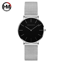 Women Watches Top Brand Luxury Japan Quartz Movement Stainless Steel Sliver White Dial Waterproof Wristwatches relogio feminino - Hig4dm