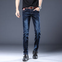 BROWON Brand Fashion 2020 Men Skinny Jeans Men Homme Mid Rise Long Pants Stretch Mens Pencil Jeans Slim Fit Plus Size