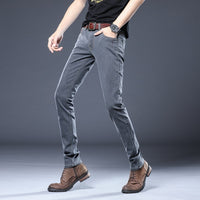 BROWON Brand Fashion 2020 Men Skinny Jeans Men Homme Mid Rise Long Pants Stretch Mens Pencil Jeans Slim Fit Plus Size