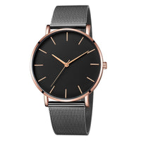 2019 Ultra-thin Rose Gold Watch Minimalist Mesh Women Watch montre femme  Watches Zegarek Damski Watch  Relojes Para Mujer Reloj - Hig4dm