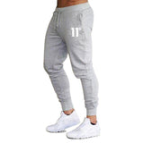 Hot sale solid casual Mens Casual Slim Fit Tracksuit Sports Solid Male Gym Cotton Skinny Joggers Sweat Casual Pants Trousers - Hig4dm