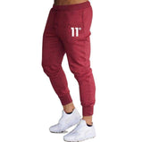 Hot sale solid casual Mens Casual Slim Fit Tracksuit Sports Solid Male Gym Cotton Skinny Joggers Sweat Casual Pants Trousers - Hig4dm