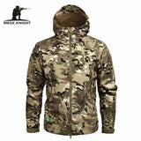 Mege Brand Clothing Autumn Men's Military Camouflage Fleece Jacket Army Tactical Clothing  Multicam Male Camouflage Windbreakers