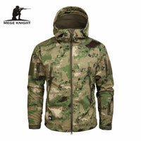 Mege Brand Clothing Autumn Men's Military Camouflage Fleece Jacket Army Tactical Clothing  Multicam Male Camouflage Windbreakers