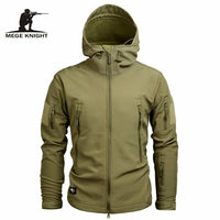 Mege Brand Clothing Autumn Men's Military Camouflage Fleece Jacket Army Tactical Clothing  Multicam Male Camouflage Windbreakers