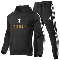 New Fashion Mens Clothing Pullovers Sweater Cotton Men Tracksuits Hoodie Two Pieces + Pants Sports Shirts Fall Winter Track suit - Hig4dm