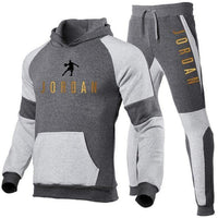 New Fashion Mens Clothing Pullovers Sweater Cotton Men Tracksuits Hoodie Two Pieces + Pants Sports Shirts Fall Winter Track suit - Hig4dm