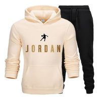 New Fashion Mens Clothing Pullovers Sweater Cotton Men Tracksuits Hoodie Two Pieces + Pants Sports Shirts Fall Winter Track suit - Hig4dm