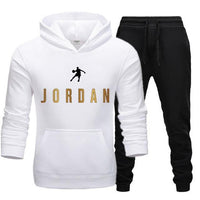 New Fashion Mens Clothing Pullovers Sweater Cotton Men Tracksuits Hoodie Two Pieces + Pants Sports Shirts Fall Winter Track suit - Hig4dm