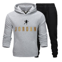 New Fashion Mens Clothing Pullovers Sweater Cotton Men Tracksuits Hoodie Two Pieces + Pants Sports Shirts Fall Winter Track suit - Hig4dm