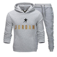 New Fashion Mens Clothing Pullovers Sweater Cotton Men Tracksuits Hoodie Two Pieces + Pants Sports Shirts Fall Winter Track suit - Hig4dm