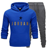 New Fashion Mens Clothing Pullovers Sweater Cotton Men Tracksuits Hoodie Two Pieces + Pants Sports Shirts Fall Winter Track suit - Hig4dm