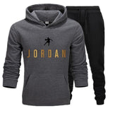 New Fashion Mens Clothing Pullovers Sweater Cotton Men Tracksuits Hoodie Two Pieces + Pants Sports Shirts Fall Winter Track suit - Hig4dm