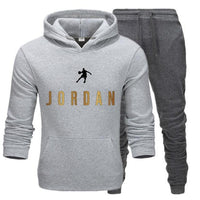 New Fashion Mens Clothing Pullovers Sweater Cotton Men Tracksuits Hoodie Two Pieces + Pants Sports Shirts Fall Winter Track suit - Hig4dm