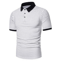 Men Polo Men Shirt Short Sleeve Polo Shirt Contrast Color Polo New Clothing Summer Streetwear Casual Fashion Men tops - Hig4dm