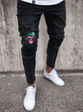 Long Pencil Pant Ripped Slim Blue Denim Spring Hole 2021 Fashion Thin Skinny Streetwear Jean for Men Boy Hiphop Trousers Clothes