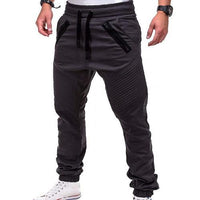 Hot sale solid casual Mens Casual Slim Tracksuit Sports Solid Male Gym Cotton Skinny Joggers Sweat Casual Pants Trousers