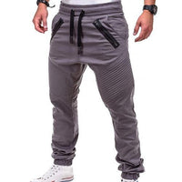 Hot sale solid casual Mens Casual Slim Tracksuit Sports Solid Male Gym Cotton Skinny Joggers Sweat Casual Pants Trousers