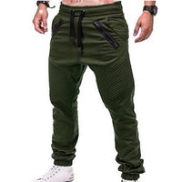 Hot sale solid casual Mens Casual Slim Tracksuit Sports Solid Male Gym Cotton Skinny Joggers Sweat Casual Pants Trousers